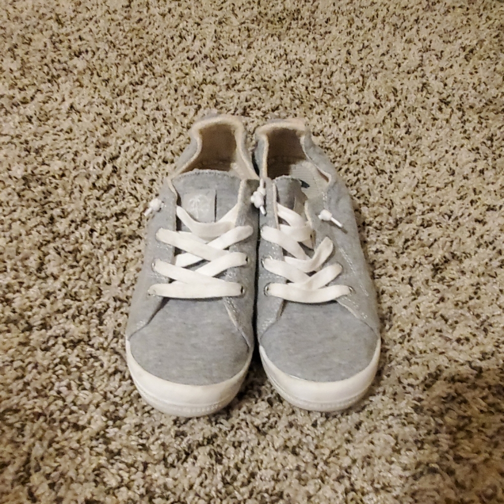 Roxy Gray Slip ons